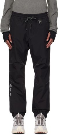 Moncler Grenoble Black Windproof Padded Trousers