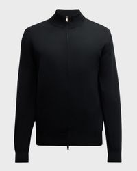 Men's High-Performance Wool Full-Zip Sweater