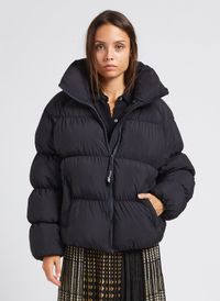 Oof - Doudoune col montant - Taille 44 - Noir