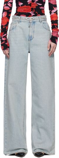 Blumarine Blue Boy Fit Jeans