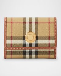 Lancaster Check Folding Wallet