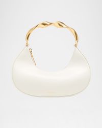 Nixi Twist Leather Top-Handle Bag