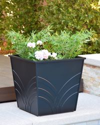 Palm Outdoor 24" Large Square Planter Box