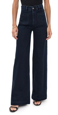 DL1961 Softwear Hepburn Wide Leg High Rise Jeans Social (DL Softwear) 27