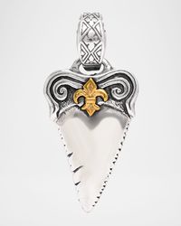 Sterling Silver and Bronze Tooth Pendant