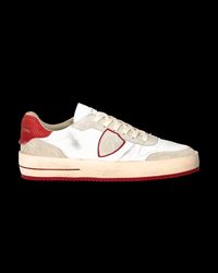 Philippe Model - Baskets nice tennis - Taille 47 - Rouge