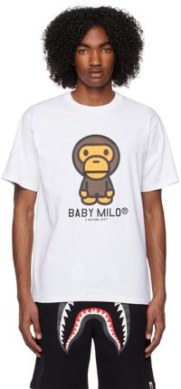 BAPE White Baby Milo T-Shirt