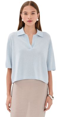 LISA YANG Neela Cashmere Sweater Horizon Blue 1