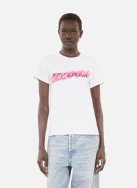 The Kooples - T-shirt en coton what is - Taille 40 - Blanc