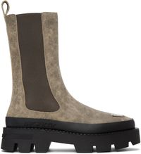 MISBHV Taupe 'The 2000' Chelsea Boots