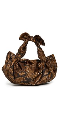 NLA Collection Knot Bag Black/Brown/Multicolor Snakes One Size