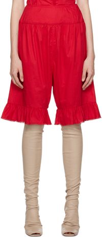 COLLEEN ALLEN SSENSE Exclusive Red Victorian Bloomers