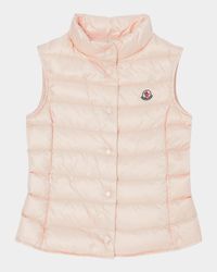 Girl's Liane Quilted Down Vest, Size 12-14