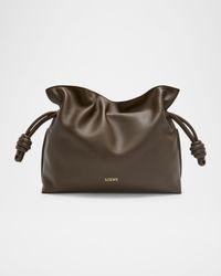 Flamenco Medium Clutch Bag in Nappa Leather