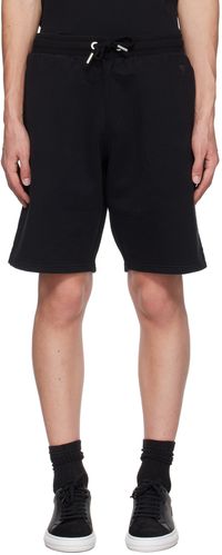 AMI Paris Black Ami de Coeur Shorts
