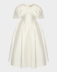 Girl's Pleated Cape Dress, Size 3T-12