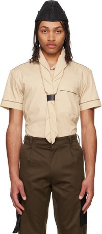 Olly Shinder Beige Ceremony Shirt