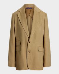 Russell Silk-Linen Twill Jacket