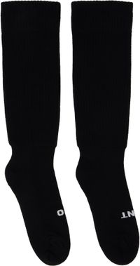 Rick Owens Black Hollywood 'So Cunt' Socks