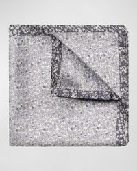Men's Silk Floral Pocket Square