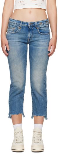 R13 Blue Boy Straight Jeans