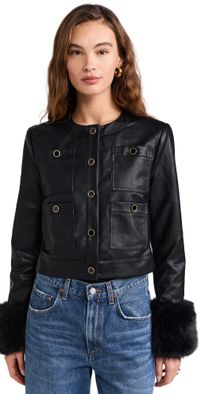 WAYF Boxy Jacket Black S