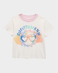 Girl's Cascadian Logo-Print Graphic T-Shirt, Size 2-12