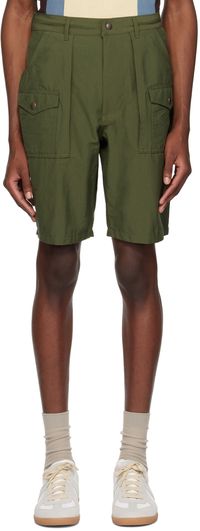BEAMS PLUS Khaki Drawstring Shorts