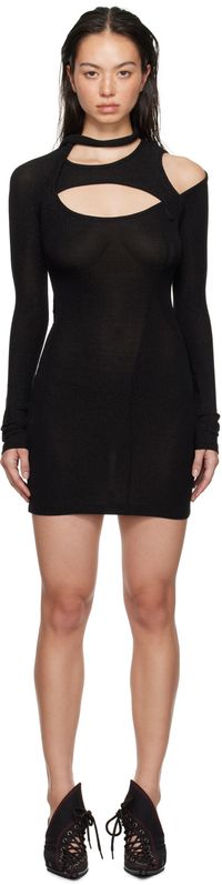 Ottolinger Black Cutout Minidress