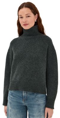 Nili Lotan Omaira Sweater Dark Charcoal Melange S