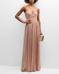 Madeleine Long Strapless Sweetheart Dress