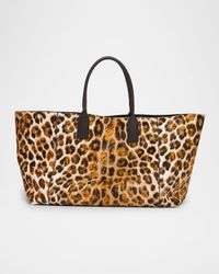 Leopard Calf Hair Tote Bag
