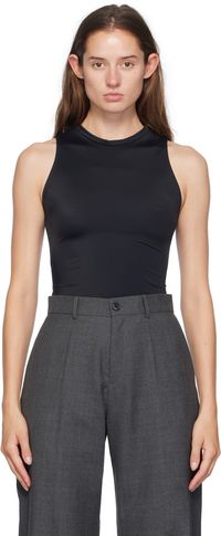 MARIE ADAM-LEENAERDT Black 'Swim' Tank Top