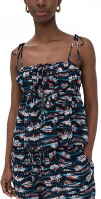 Ulla Johnson Tallulah Coverup Top Lazuli XL