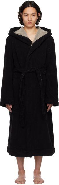 Rick Owens Black Beach Robe
