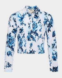 Cosette Floral High-Low Shirt