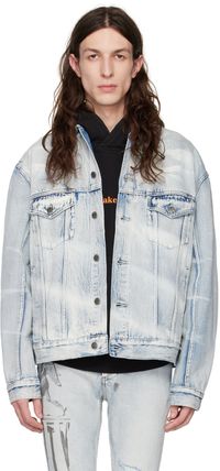 Ksubi Blue Oh G Elektrik Denim Jacket