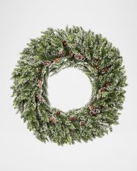 Iced Angel Pine 24" Wreath