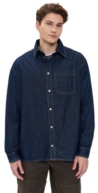 Maison Kitsuné Oversized Shirt Indigo XL