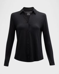 Soft Touch Button-Front Shirt