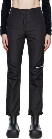 AMBUSH Black Polyester Track Pants