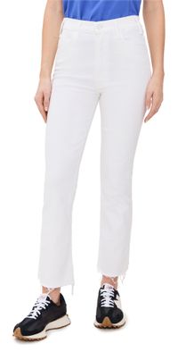 MOTHER The Hustler Ankle Fray Jeans Fairest of Them All 30