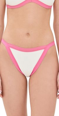 LSPACE Mackenzie Bikini Bottoms Bubblegum Pink/Cream L