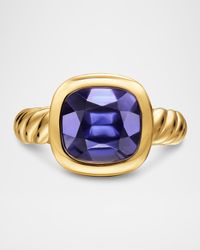DY Mercer Stone Ring in 18K Gold, 10mm, Size 9