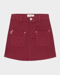 Girl's Jenny Denim Mini Skirt, Size 7-16