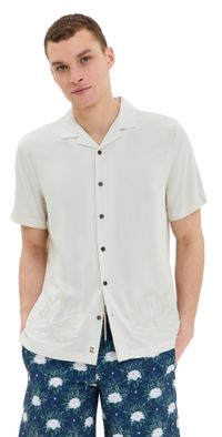 Fair Harbor x White Lotus Marina Camp Shirt White Lotus L