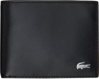 Lacoste Black Small Fitzgerald Leather Wallet
