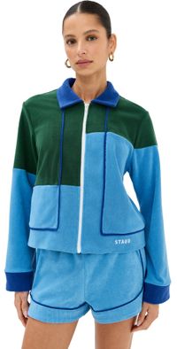 STAUD Carli Jacket Deep Sea/Jungle/Sky L