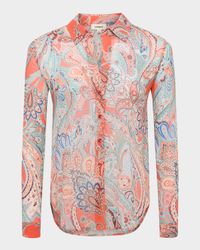 Laurent Button-Front Blouse