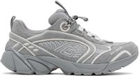 Balmain Gray Cosmic Dust Fleece Sneakers